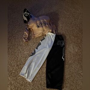 Rey Mysterio Costume Boys Kids WWW Wrestling Black White small